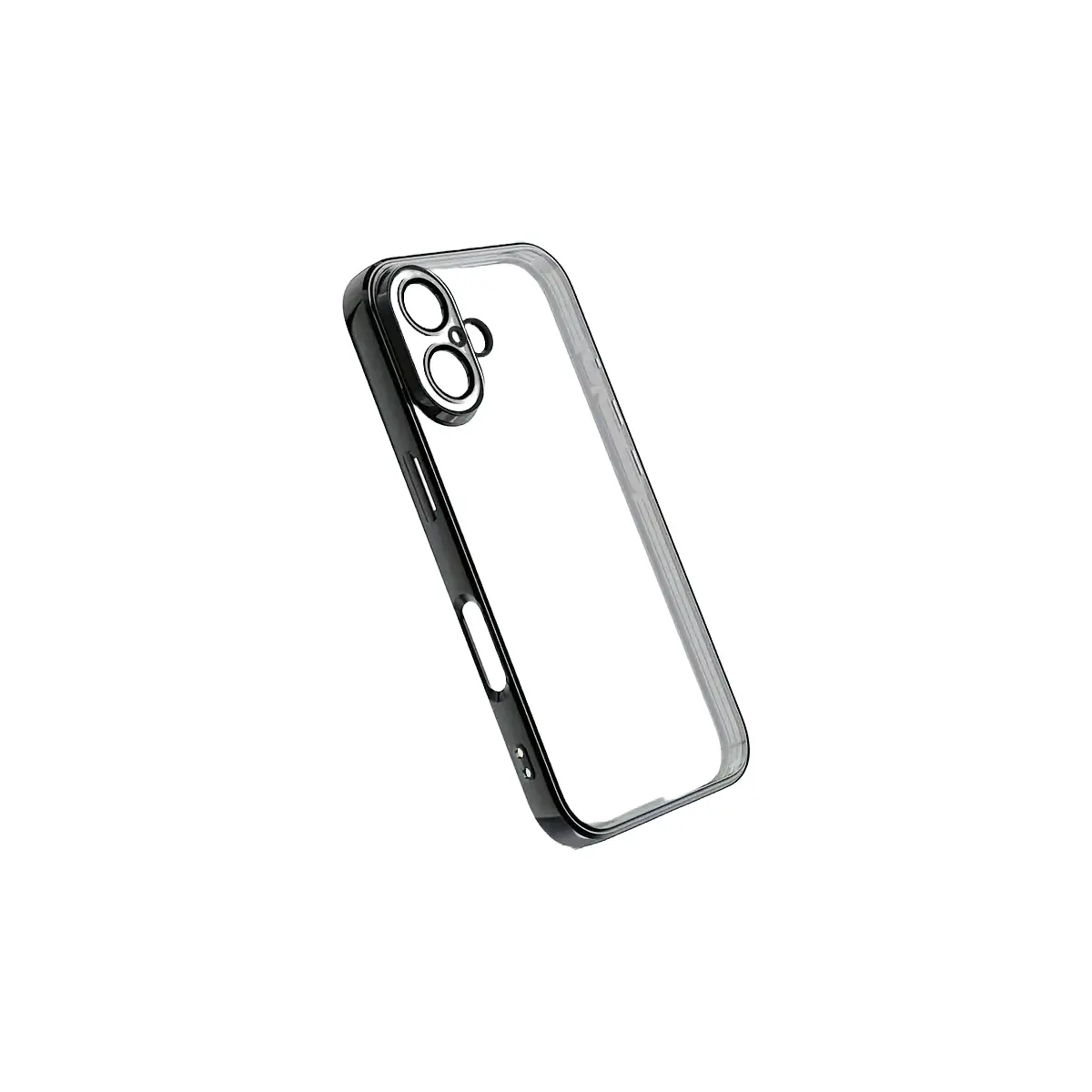 Transparent Stossfeste TPU Case für iPhone (mit Rahmen)
